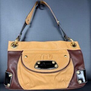B. Makowsky Leather Handbag